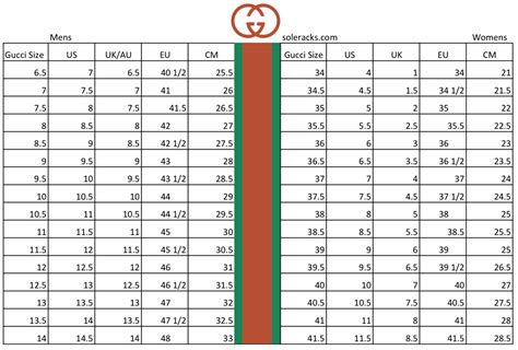 gucci mens shoes size chart|gucci size conversion chart.